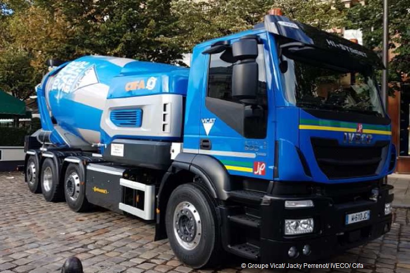 Des camions toupies sans diesel